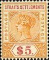 Queen Victoria Definitive $5