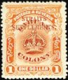 Labuan overprinted & surcharged $1