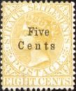 Queen Victoria Surcharged