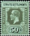 King George V Definitive 50c