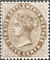 Queen Victoria 5c
