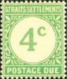Straits Settlements Postage Due
