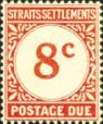 Straits Settlements Postage Due