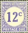 Straits Settlements Postage Due