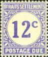 Straits Settlements Postage Due