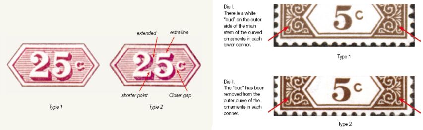 King George V Definitive II - Types & Die